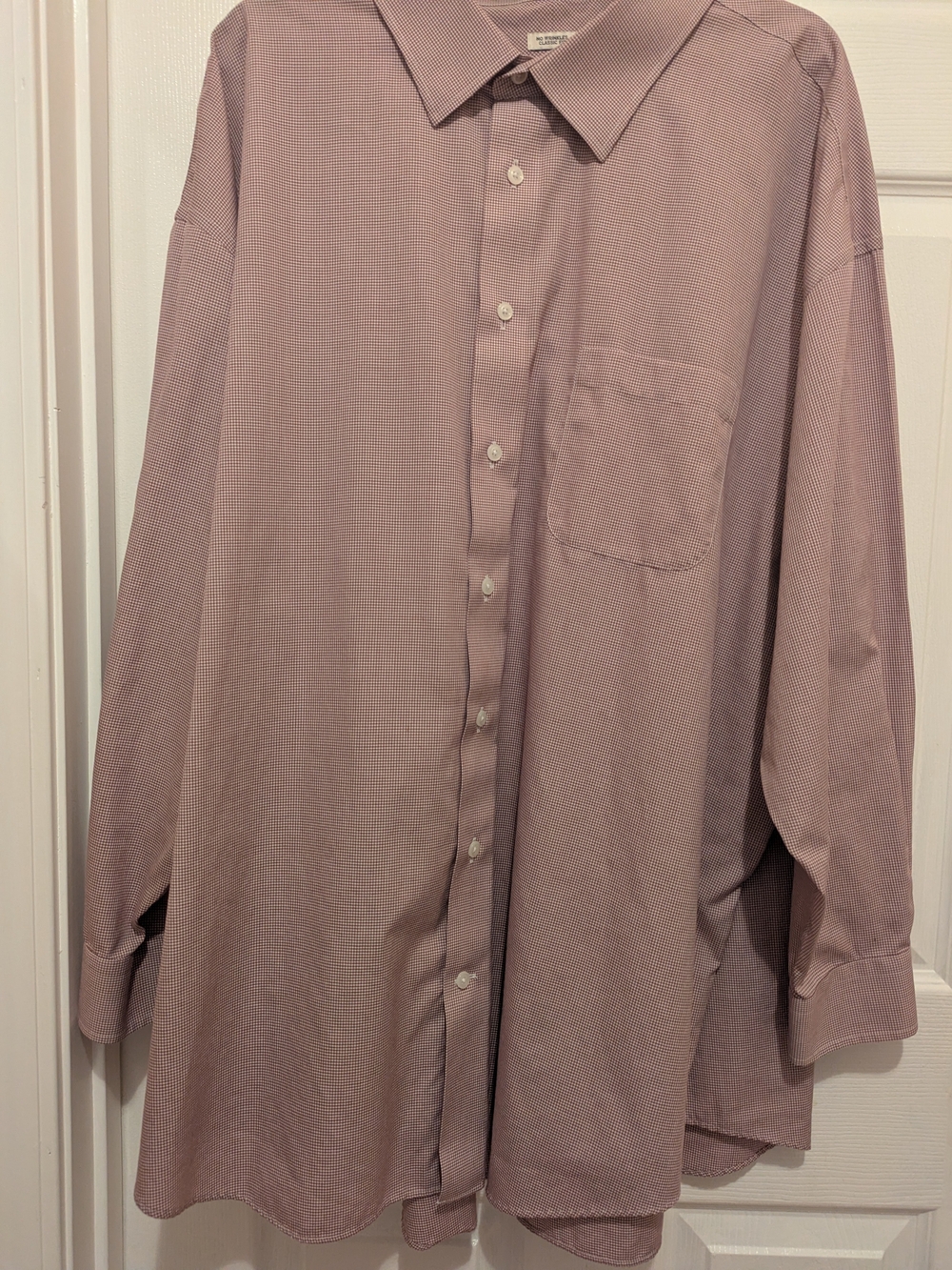 Joseph Abboud Men's Dusty Mauve Button-Up Dress Shirt